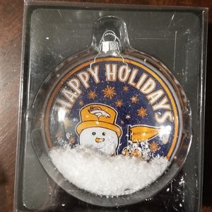 Denver Broncos Christmas Ornament